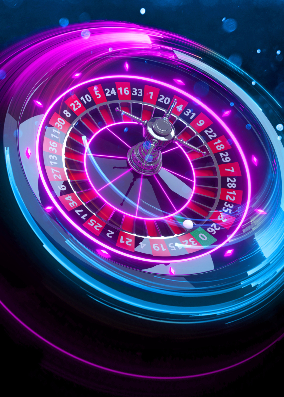 Mobile roulette table at an online casino